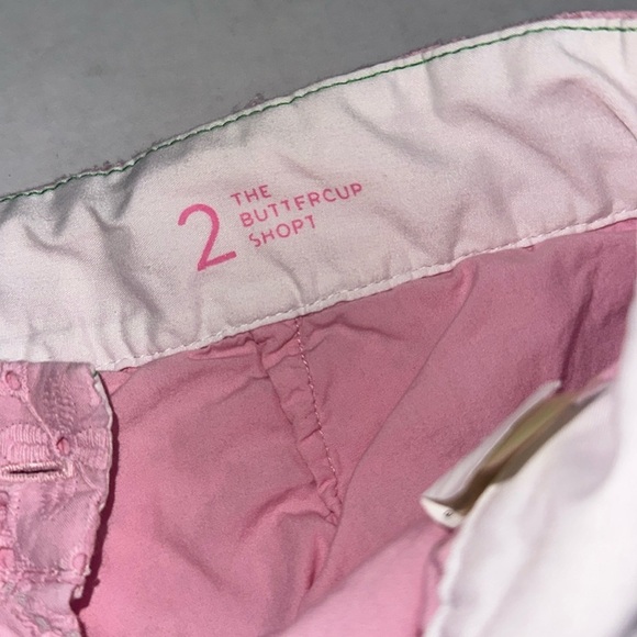 Lilly Pulitzer The Buttercup Short Women’s Size 2 Pink Eyelet Scallop Trim - Picture 5 of 11